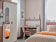 Linda Kids Room Set (Twin Bed &  Study Desk &  Nightstand) - 145-LIN-SET