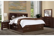 Linda Merlot King Bed Group - LINDA-M-KBG (M)
