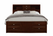 Linda Merlot King Bed - LINDA-M-KB (M)