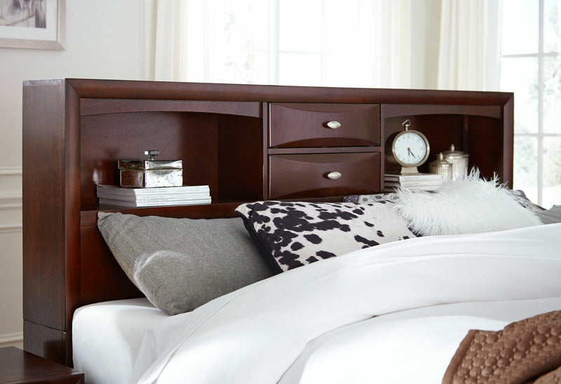 Linda Merlot King Bed - LINDA-M-KB (M)