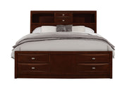 Linda Merlot Queen Bed Group - LINDA-M-QBG (M)