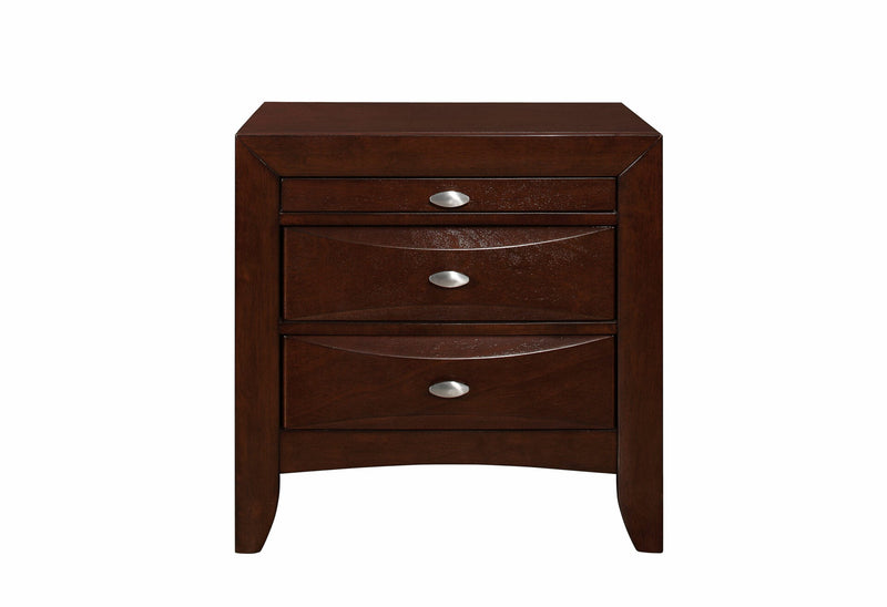 Linda New Merlot Nightstand - LINDA(FD0011B)-M-NS (M)