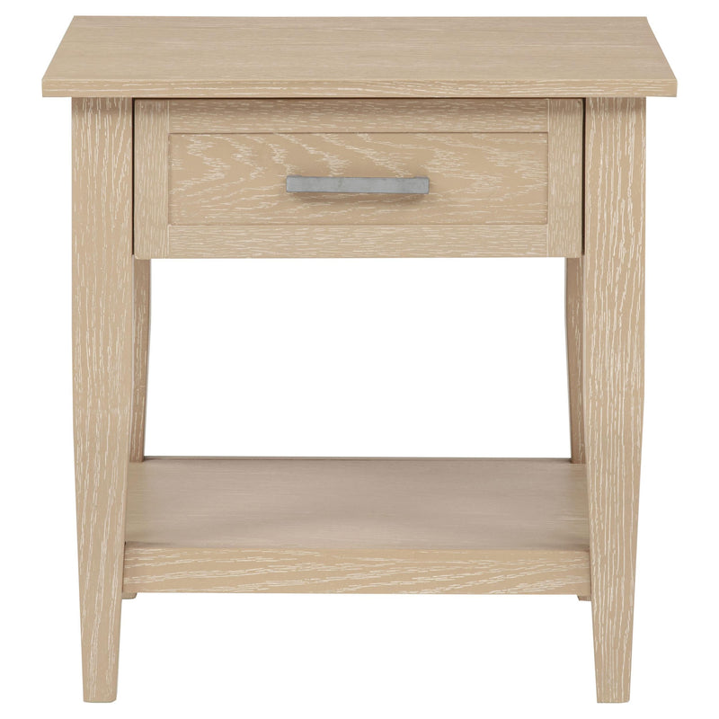 Lindenton 1-drawer Wood Occasional Side End Table Blonde - 722757