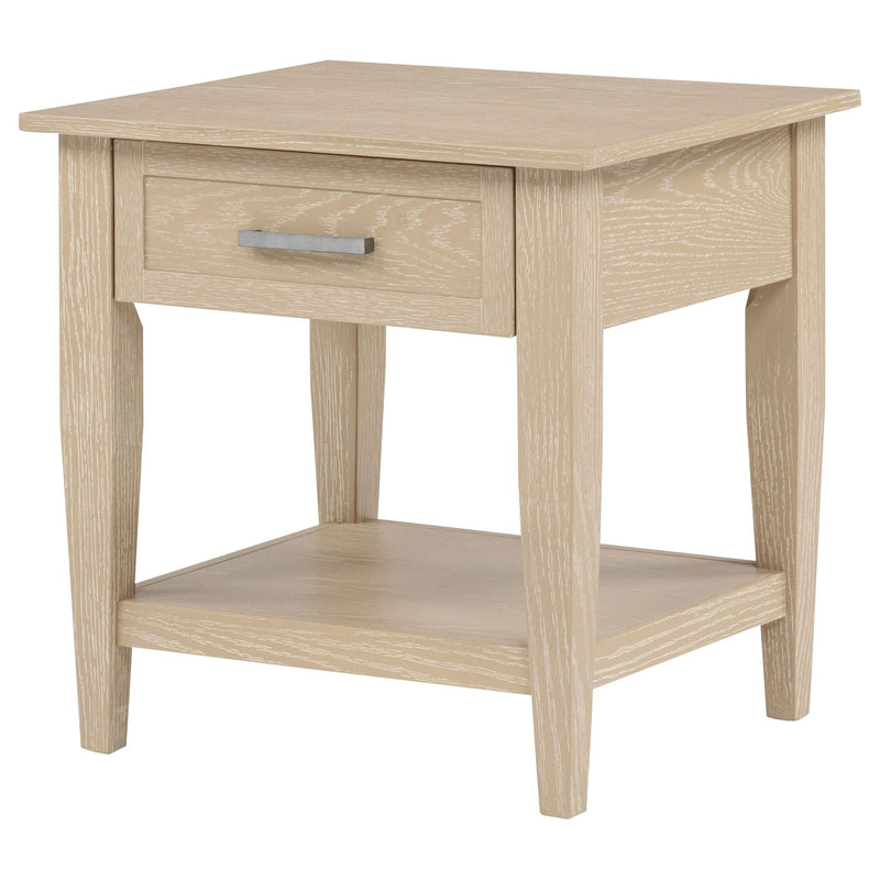 Lindenton 1-drawer Wood Occasional Side End Table Blonde - 722757