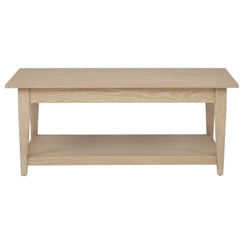 Lindenton 2-piece Wood Lift-Top Coffee and End Table Set Blonde - 722758-S2