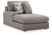 Lindon Smoke Left-Arm Facing Corner Chaise - 8470416