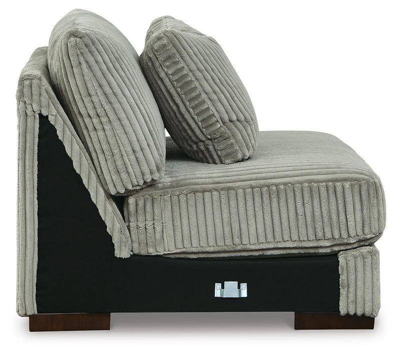 Lindyn Fog 3-Piece Sectional with Double Chaise - 21105S18