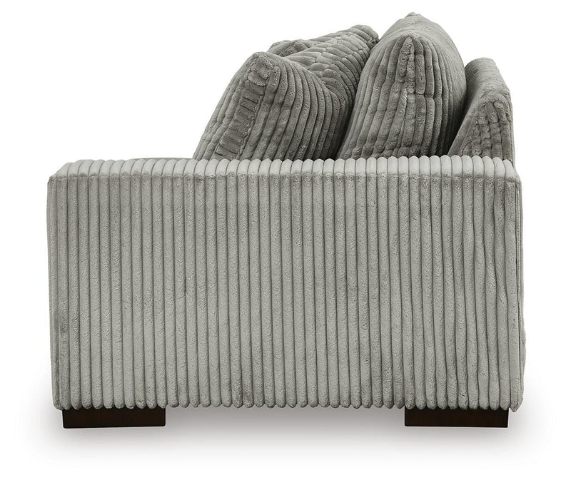 Lindyn Fog 4-Piece Sectional and Ottoman - 21105U7