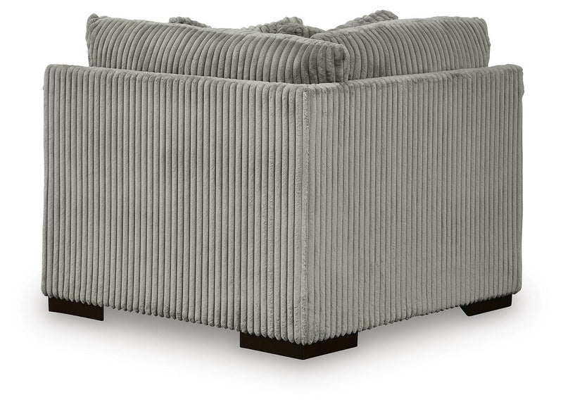 Lindyn Fog 4-Piece Sectional and Ottoman - 21105U7