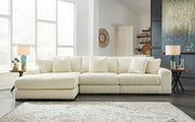 Lindyn Ivory 3 - Piece LAF Sectional - DMV FurnitureSectional