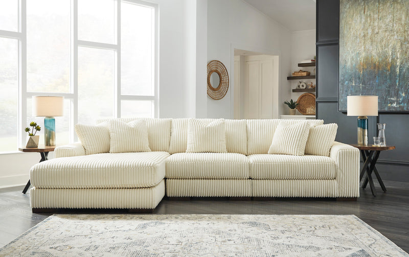 Lindyn Ivory 3 - Piece LAF Sectional - DMV FurnitureSectional