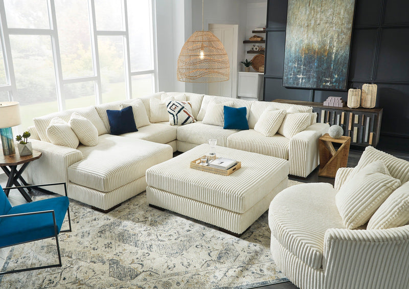 Lindyn Ivory 5 - Piece LAF Sectional - DMV FurnitureSectional