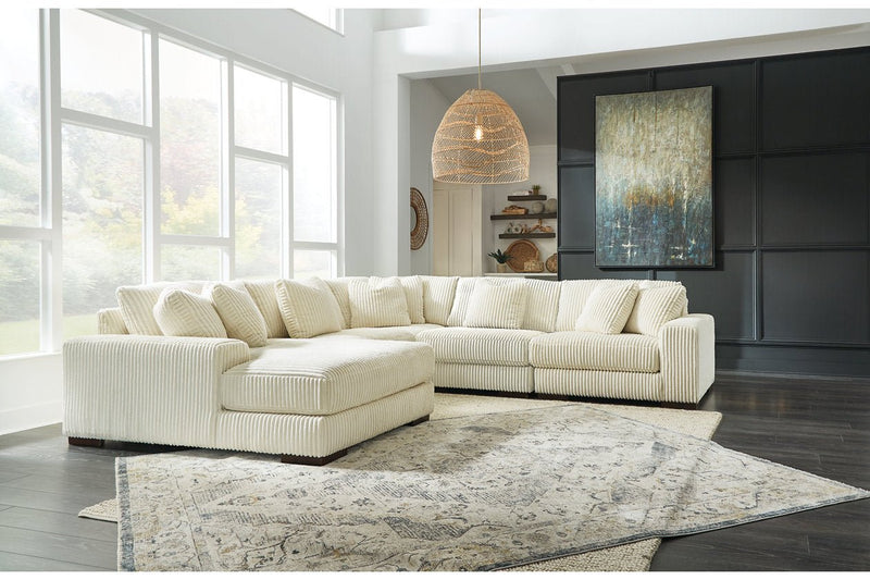 Lindyn Ivory 5 - Piece LAF Sectional - DMV FurnitureSectional