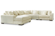 Lindyn Ivory 5 - Piece LAF Sectional - DMV FurnitureSectional