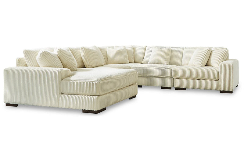 Lindyn Ivory 5 - Piece LAF Sectional - DMV FurnitureSectional