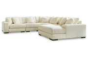 Lindyn Ivory 5 - Piece RAF Sectional - DMV FurnitureSectional
