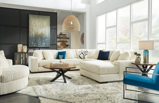 Lindyn Ivory 5 - Piece RAF Sectional - DMV FurnitureSectional