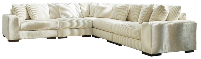 Lindyn Ivory 5 Piece Sectional - DMV FurnitureSectional