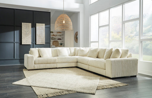 Lindyn Ivory 5 Piece Sectional - DMV FurnitureSectional