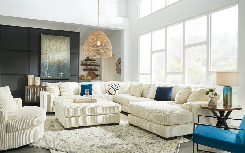 Lindyn Ivory 6 - Piece RAF Sectional - DMV FurnitureSectional