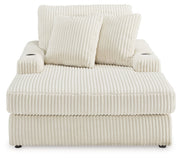 Lindyn Ivory Chaise - DMV FurnitureChaise