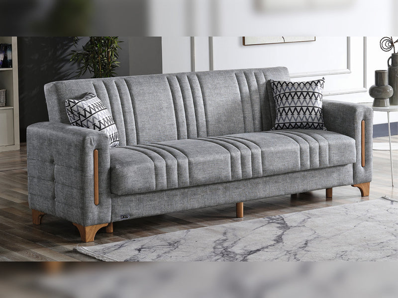 Line Elf Convertible Loveseat in Beige - 200-ELIF-LIN-A158-2
