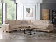 Line Sectional Sofa in Beige - 200-ELIF-LIN-A156-S