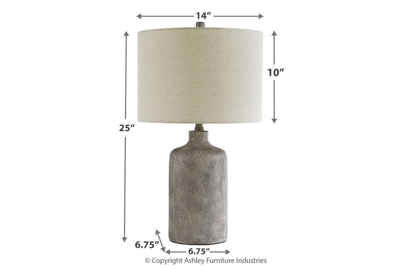 Linus Antique Black Table Lamp - DMV FurnitureTable Lamp