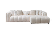 Lis Ivory Boucle RAF Sectional [ETA: 4/20] - DMV FurnitureSectional