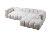 Lis Ivory Boucle RAF Sectional [ETA: 4/20] - DMV FurnitureSectional