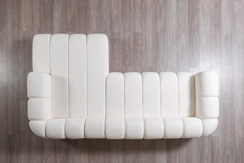 Lis Ivory Boucle RAF Sectional [ETA: 4/20] - DMV FurnitureSectional