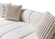 Lis Ivory Boucle RAF Sectional [ETA: 4/20] - DMV FurnitureSectional