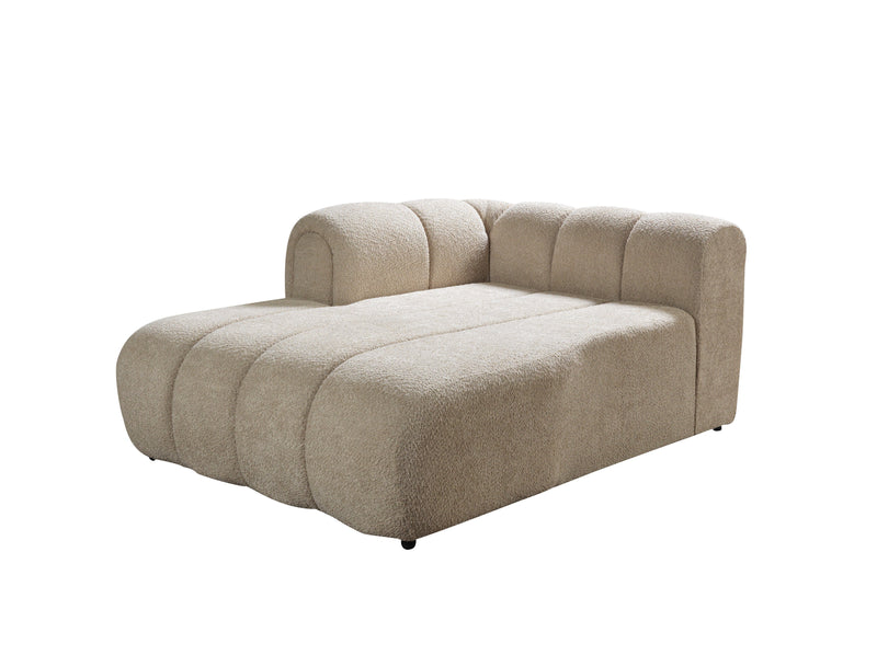 Lis Sand Boucle LAF 115" Sectional [ETA: 3/15] - DMV FurnitureSectional