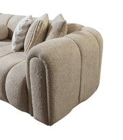 Lis Sand Boucle LAF 115" Sectional [ETA: 3/15] - DMV FurnitureSectional