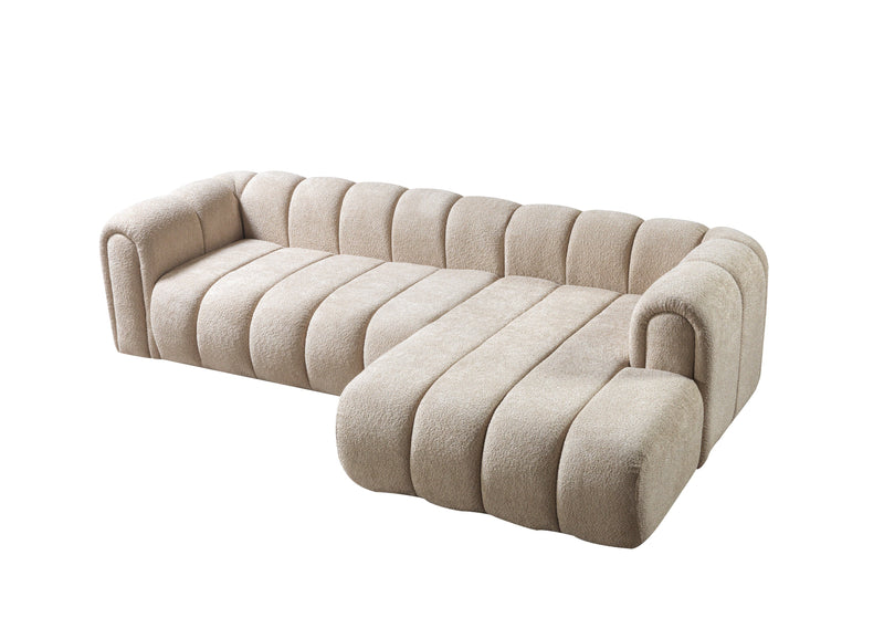 Lis Sand Boucle RAF Sectional [ETA: 4/20] - DMV FurnitureSectional
