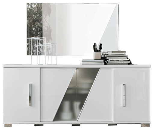 Lisa 4 Door Buffet w/Mirror SET - p10484