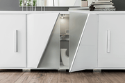 Lisa 4 Door Buffet w/Mirror SET - p10484