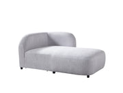 Liva Gray Boucle RAF 110" Sectional [ETA: 3/15] - DMV FurnitureSectional