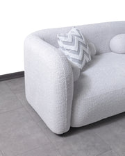 Liva Gray Boucle RAF 110" Sectional [ETA: 3/15] - DMV FurnitureSectional
