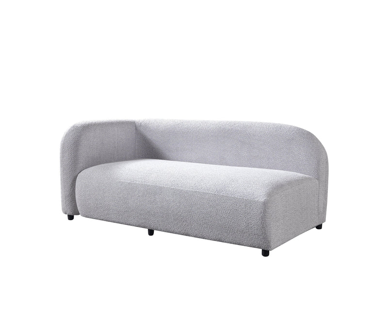 Liva Gray Boucle RAF 110" Sectional [ETA: 3/15] - DMV FurnitureSectional