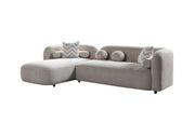 Liva Sand Boucle LAF 110" Sectional [ETA: 3/15] - DMV FurnitureSectional