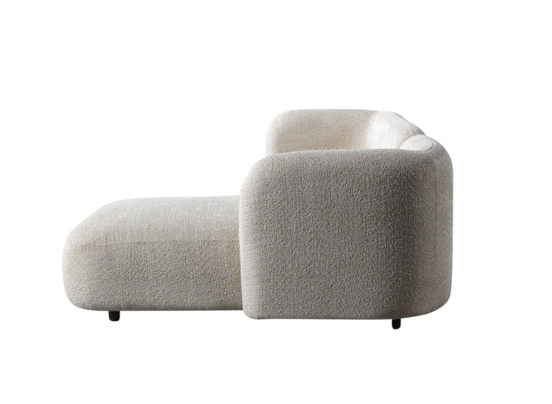 Liva Sand Boucle RAF 110" Sectional [ETA: 3/15] - DMV FurnitureSectional