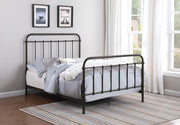 Livingston Metal Full Open Frame Bed Dark Bronze - 300399F