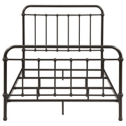 Livingston Metal Full Open Frame Bed Dark Bronze - 300399F