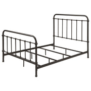 Livingston Metal Full Open Frame Bed Dark Bronze - 300399F