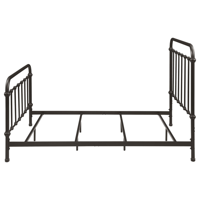Livingston Metal Full Open Frame Bed Dark Bronze - 300399F