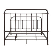 Livingston Metal Queen Open Frame Bed Dark Bronze - 300399Q