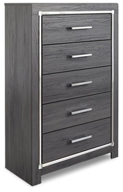 Lodanna Gray King Storage Bed, Chest and 2 Nightstands - B214B47