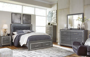 Lodanna Gray LED Footboard Storage Bedroom Set - DMV FurnitureBedroom Set