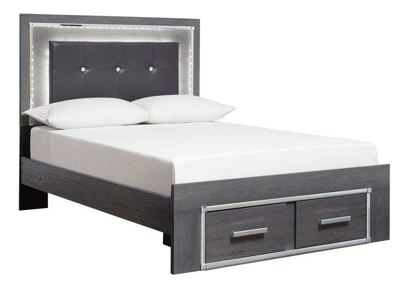 Lodanna Gray LED Footboard Storage Youth Bedroom Set - DMV FurnitureYouth Bedroom Set